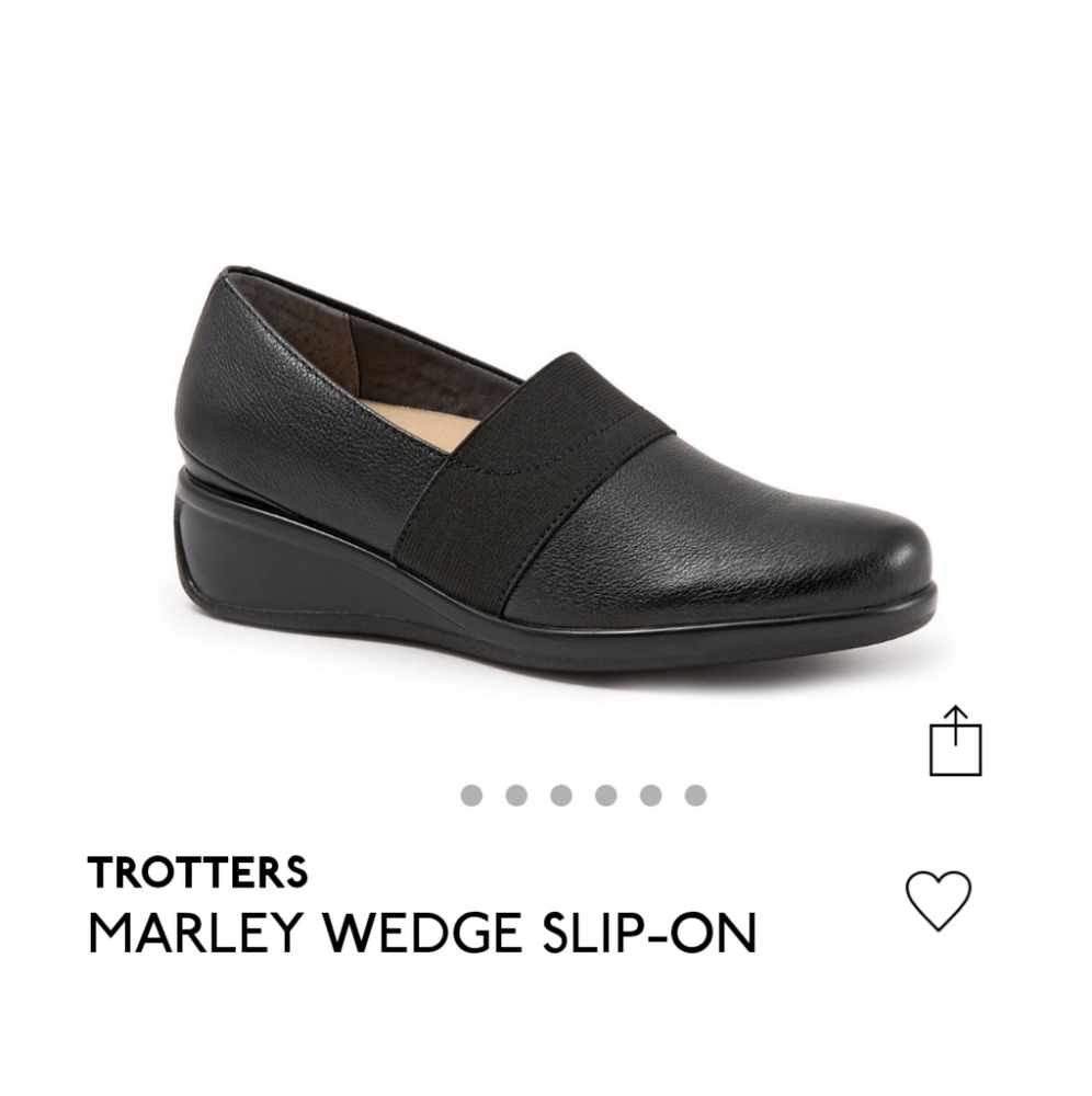Trotter Marley Slip On Wedge 9 1/2N